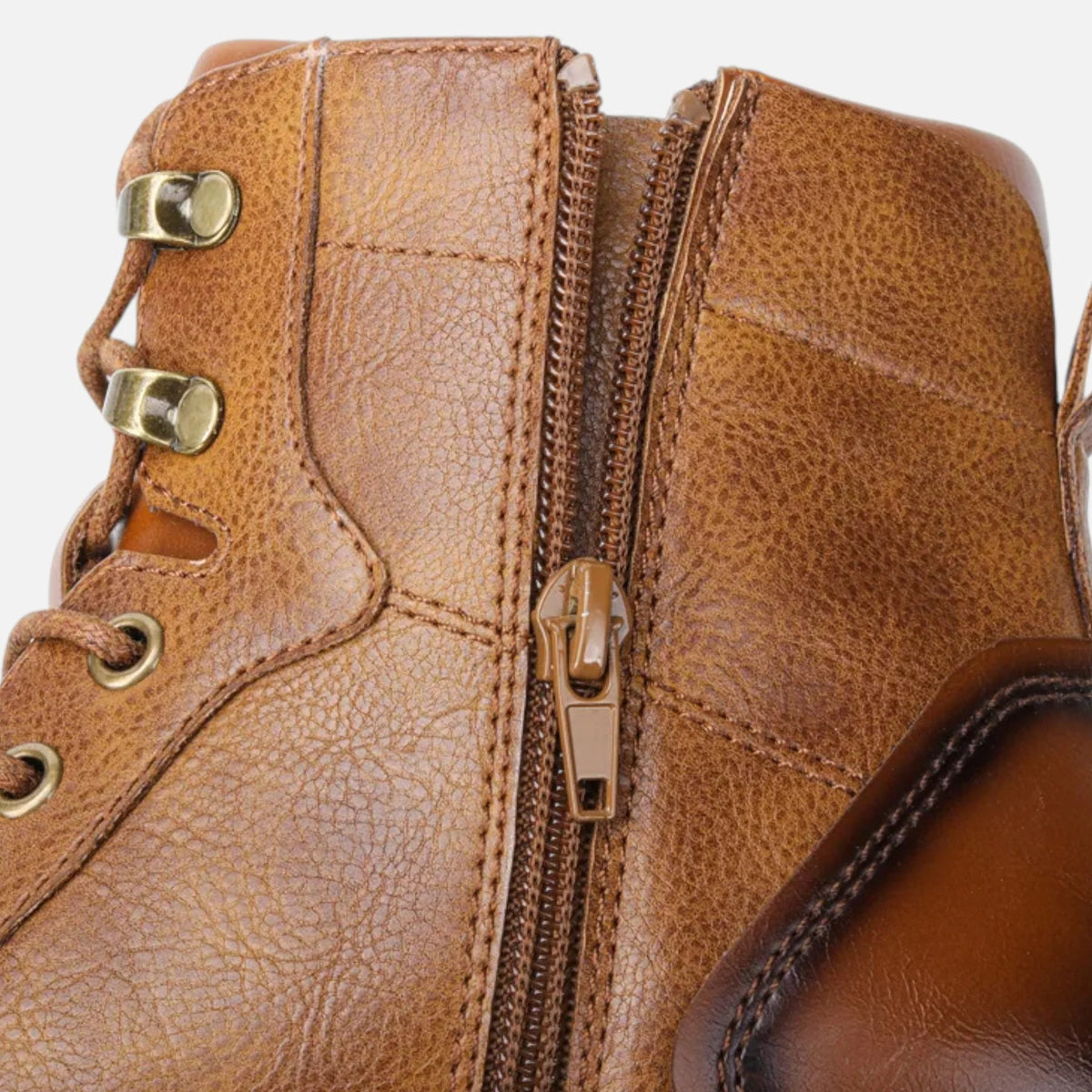 Men’s Lightweight Retro Leather-Style Boots