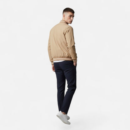 Men’s Lightweight Stand-Collar Full-Zip Casual Jacket