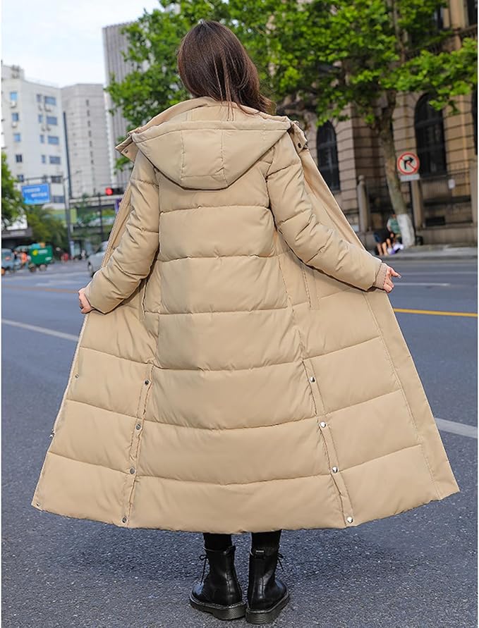 Women's Tailored Wool-Blend Winter Coat with Refined Silhouette