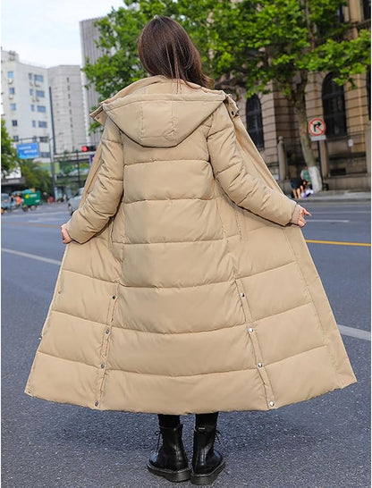 Women's Tailored Wool-Blend Winter Coat with Refined Silhouette