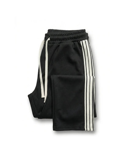 Men’s Relaxed Sweatpants with Triple-Stripe Side Detail