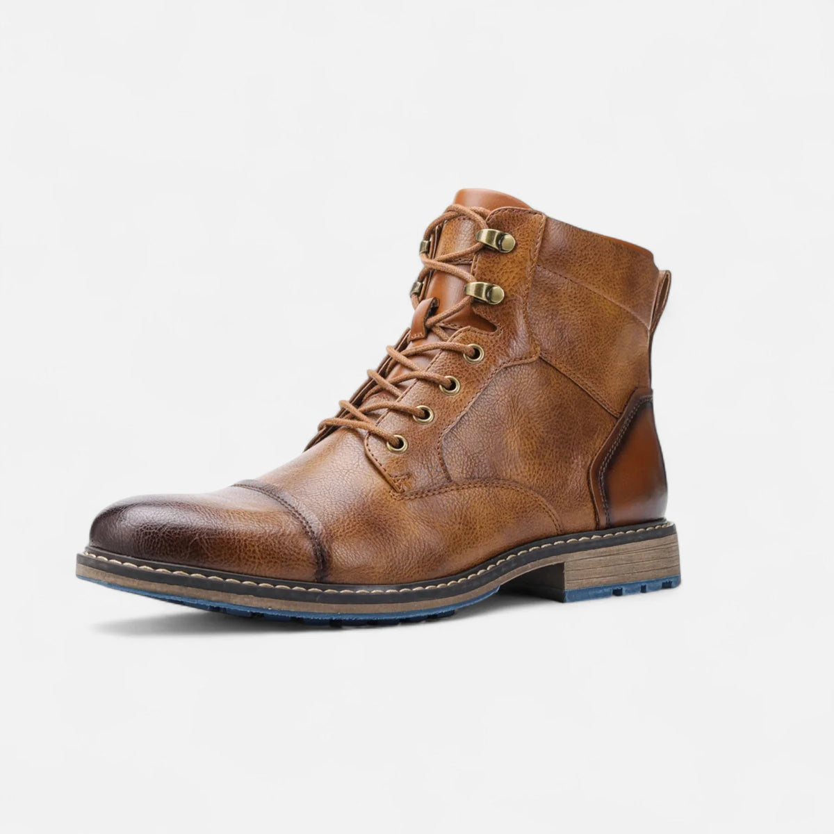 Men’s Lightweight Retro Leather-Style Boots