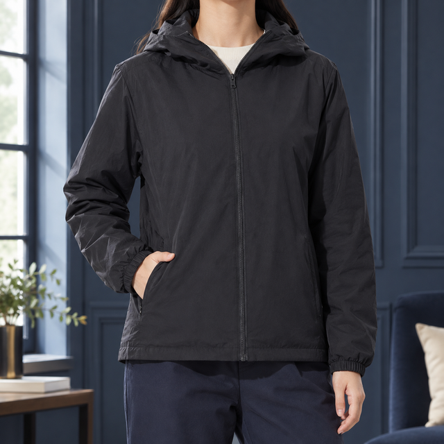 Women’s Lightweight Duck Down Hooded Puffer Jacket