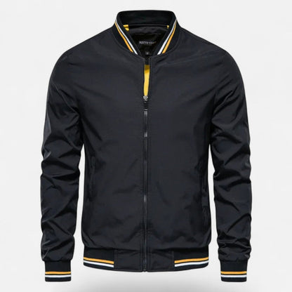Men’s Lightweight Stand-Collar Full-Zip Casual Jacket