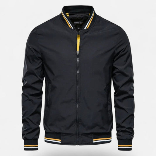 Men’s Lightweight Stand-Collar Full-Zip Casual Jacket