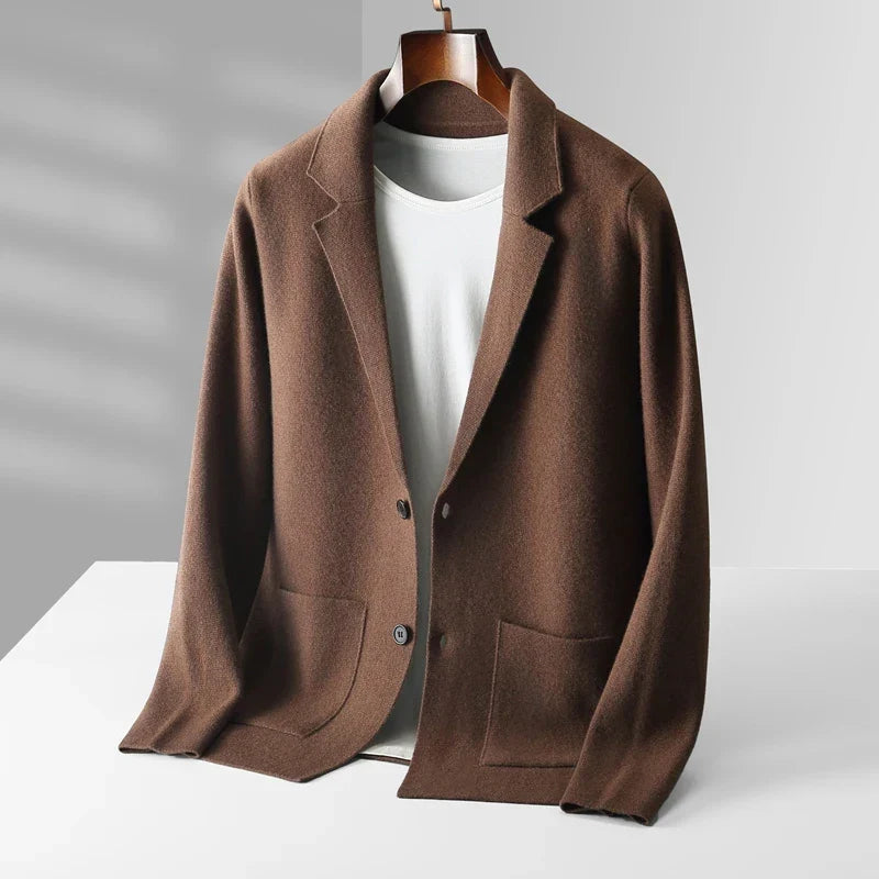 Men’s Pure Cashmere Tailored Button Cardigan
