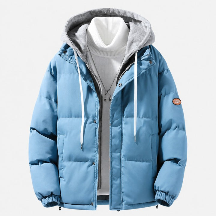 Men’s Quilted Hooded Puffer Jacket