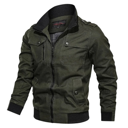 Men’s Cotton Utility Bomber Jacket