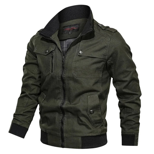 Men’s Cotton Utility Bomber Jacket
