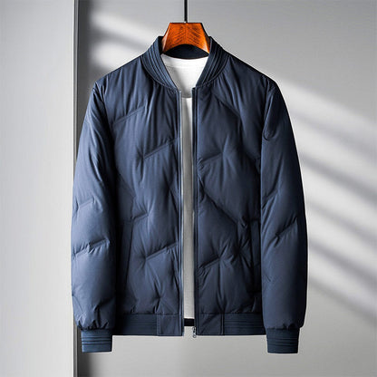 Men’s Lightweight Quilted Down-Filled Bomber Jacket