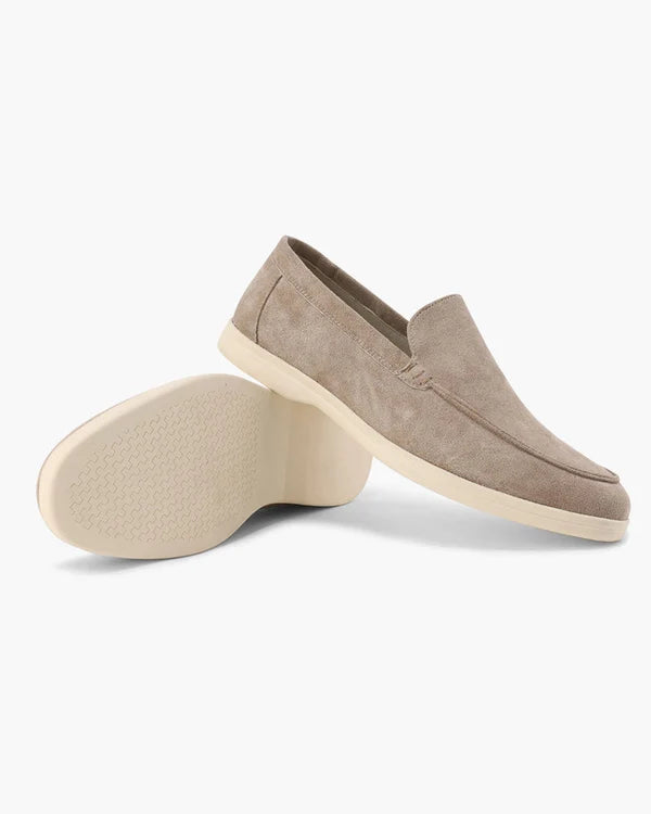 Men’s Soft Suede-Style Slip-On Loafers with Lightweight Sole