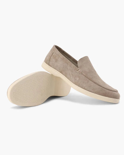 Men’s Soft Suede-Style Slip-On Loafers with Lightweight Sole