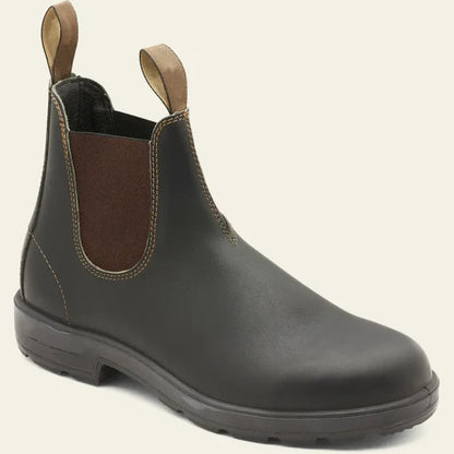 Men’s Waterproof Vegan Leather Chelsea Boots with Elastic Sides