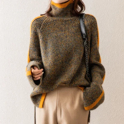 Women’s Soft Warm Classic Knit Sweater for Autumn and Winter