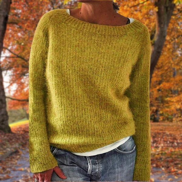 Women’s Soft Merino Wool Relaxed Fit Winter Knit Sweater