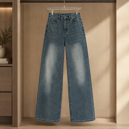 Women’s Mid-Rise Stretch Wide-Leg Denim Jeans