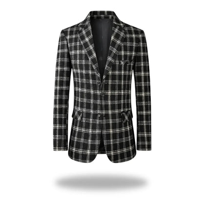 Women’s Structured Tailored Blazer with Breathable Fabric and Classic Fit