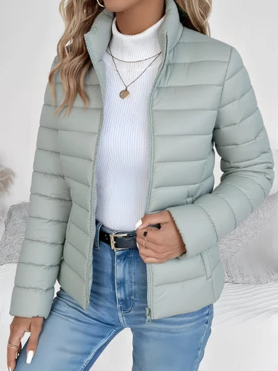Women’s Tailored Quilted Jacket with Water-Repellent Finish