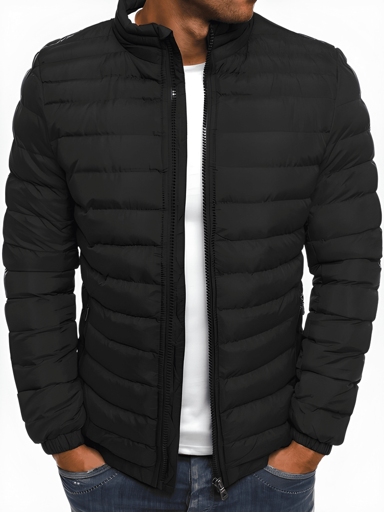 Men’s Relaxed Fit Insulated Stand-Collar Jacket