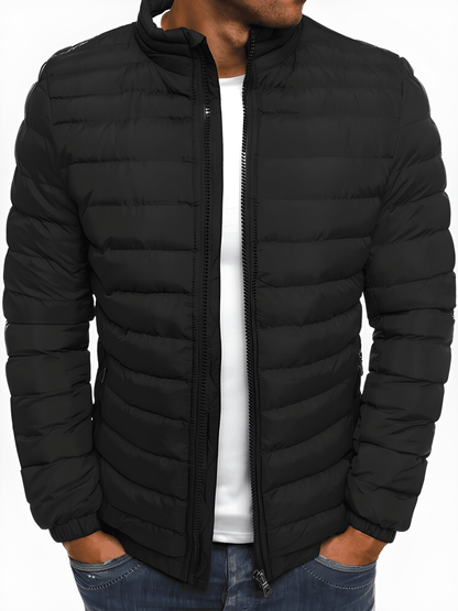 Men’s Relaxed Fit Insulated Stand-Collar Jacket