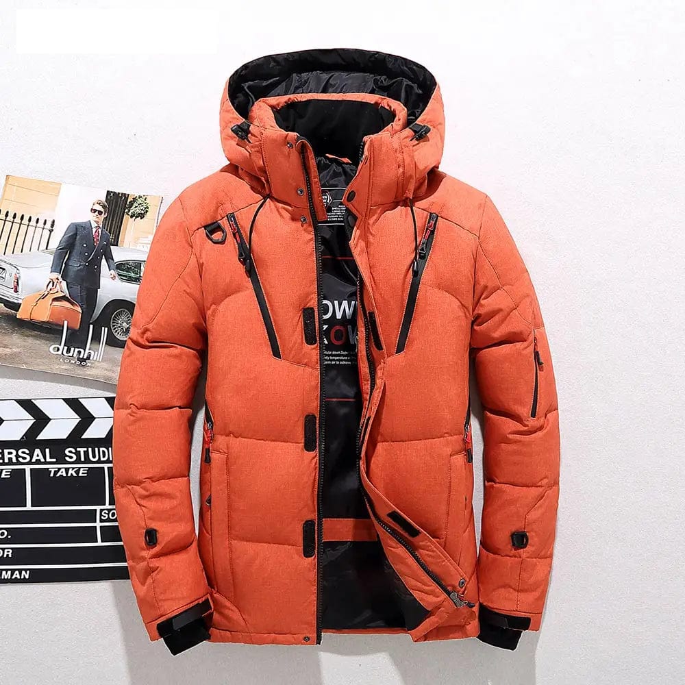 Men's Premium Down-Filled Hooded Winter Jacket