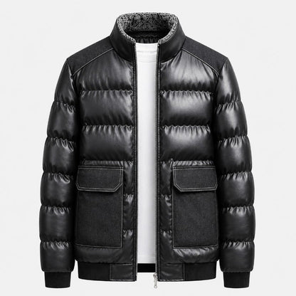 Men’s Reinforced Quilted Utility Puffer Jacket