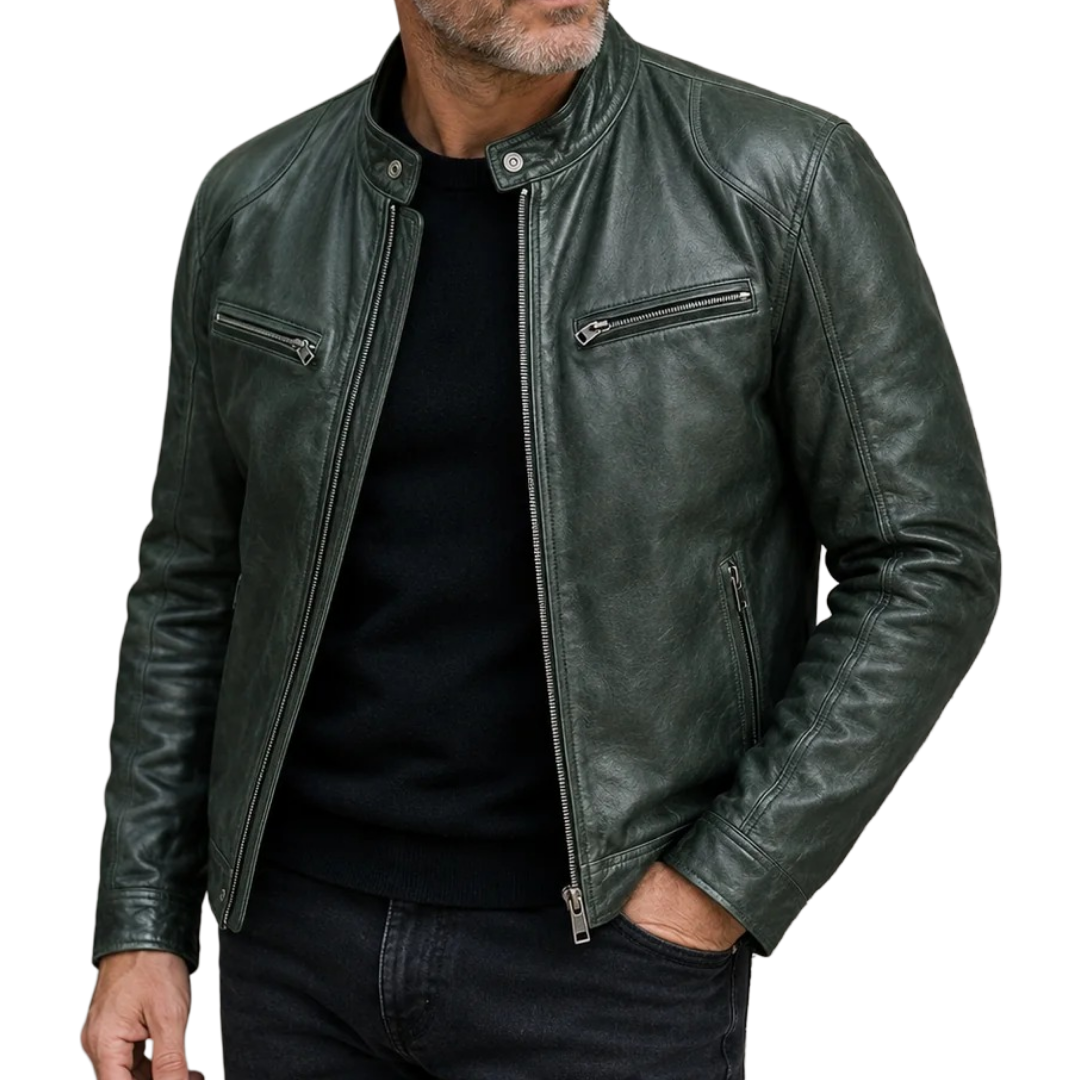 Men’s Classic Leather Jacket