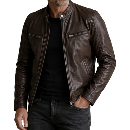Men’s Classic Leather Jacket