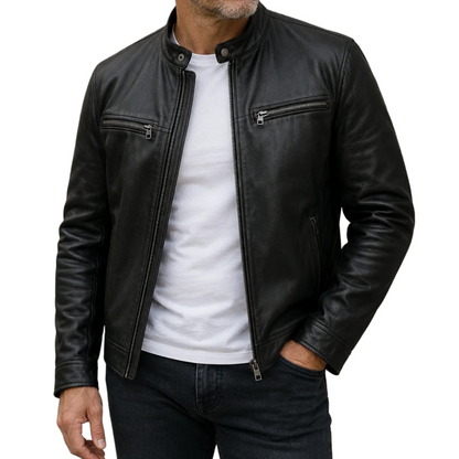 Men’s Classic Leather Jacket